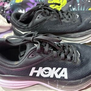 Hoka Bondi Women's Black Athletic Shoes